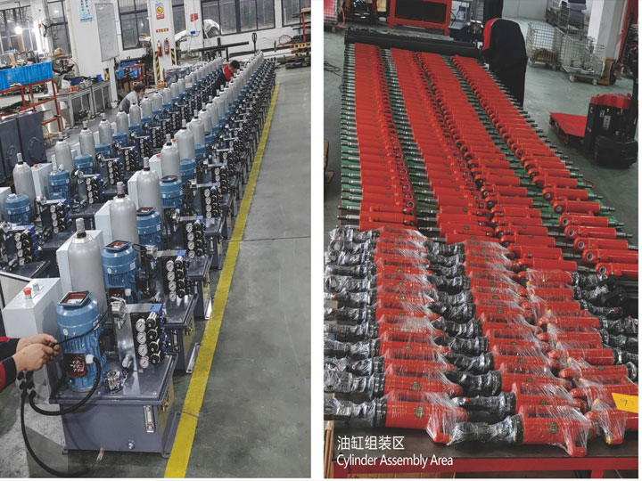 油缸组装区